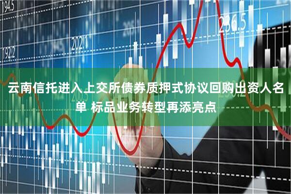 云南信托进入上交所债券质押式协议回购出资人名单 标品业务转型再添亮点